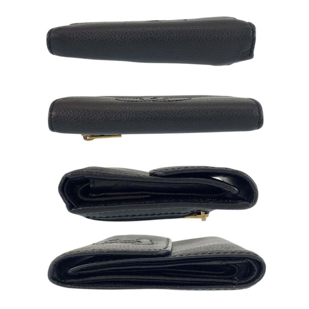CHANEL Black Leather Logo Wallet - Picture 10 of 10